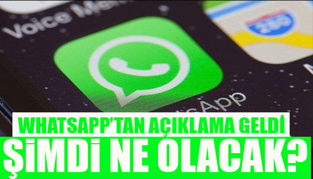 WhatsApp tan güncelleme açıklaması