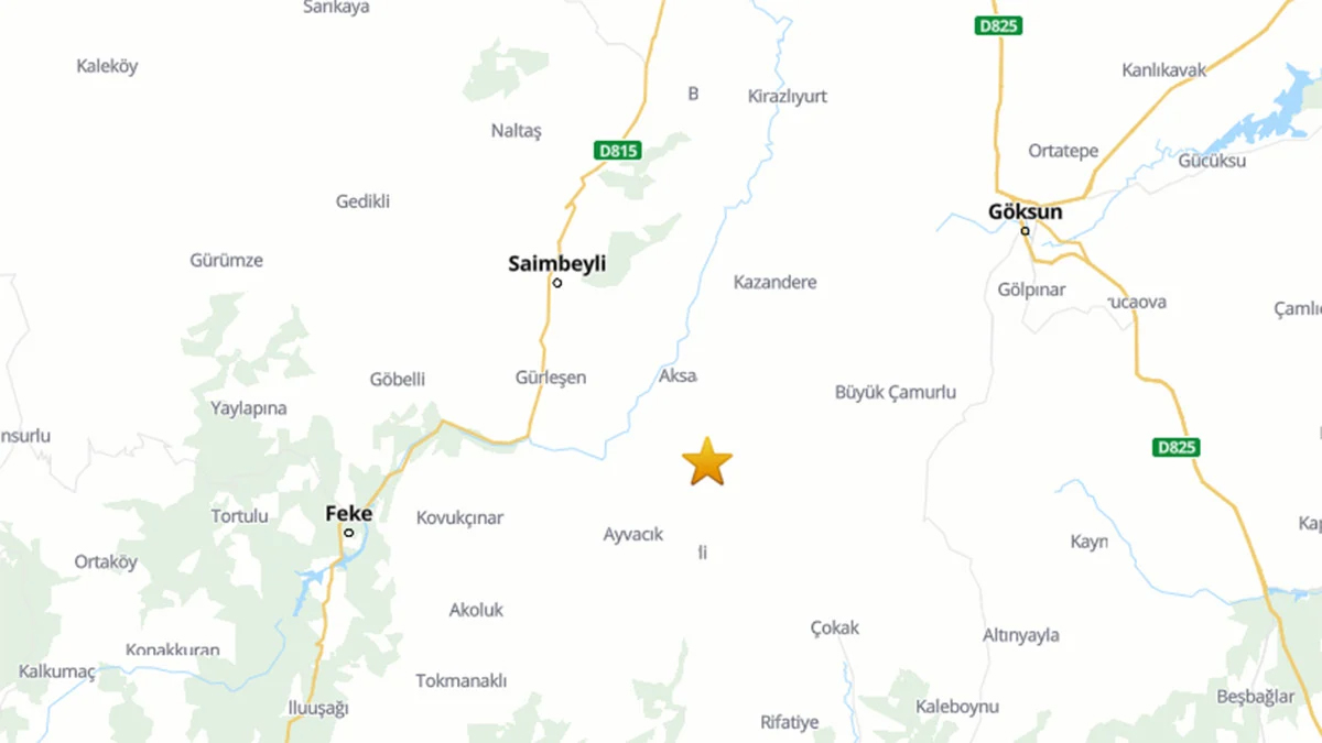 Adana da korkutan deprem