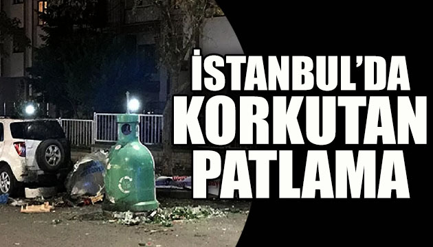 İstanbul da çöp konteynerinde patlama!