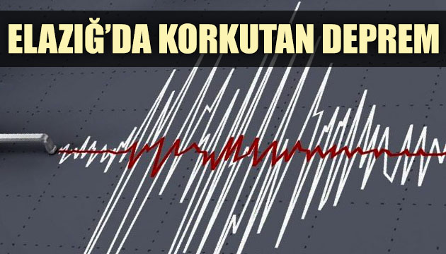 Elazığ Sivrice de 4.2 büyüklüğünde deprem