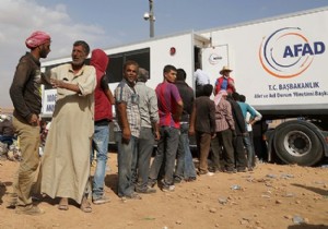 Kobani ye insani yardım malzemesi!