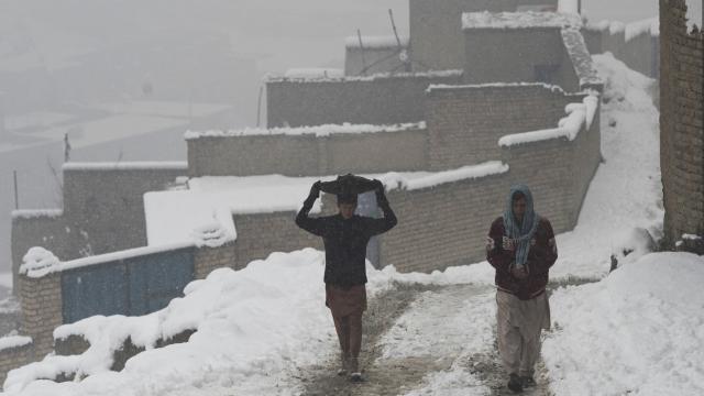 Afganistan da dondurucu soğuklar: 157 kişi hayatını kaybetti