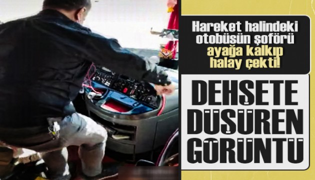 Ağrı'da otobüs şoförünün inanılmaz sorumsuzluğu kameralara kaydedildi!