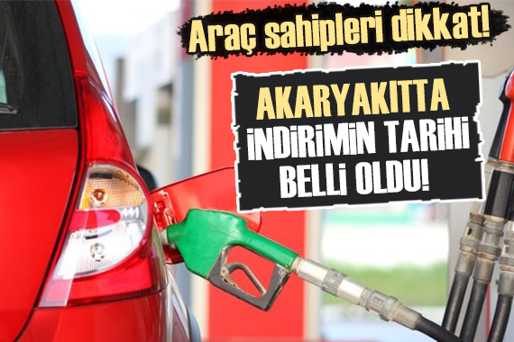 Araç sahipleri dikkat: Akaryakıtta indirim!