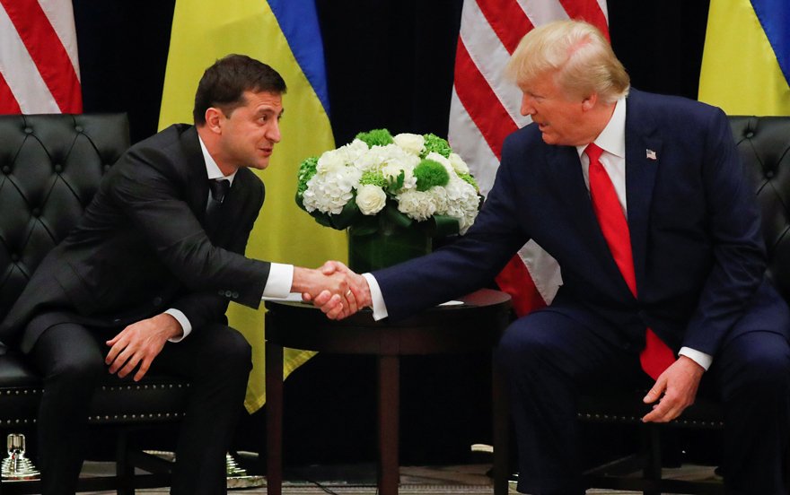 Trump ve Zelenskiy buluştu