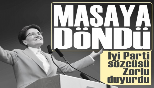 Akşener masaya geri döndü: 16.00'daki Millet İttifakı toplantısına katılacak