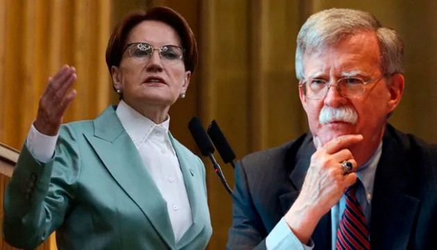 Akşener'den John Bolton'a tepki: 'Erdoğan'ı destekliyor'