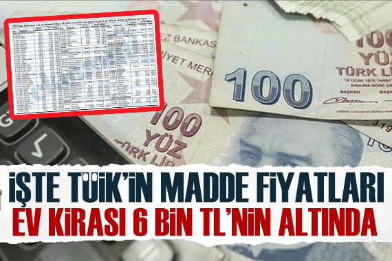 Alaattin Aktaş yazdı: TÜİK in ev kirası 6 Bin TL nin altında