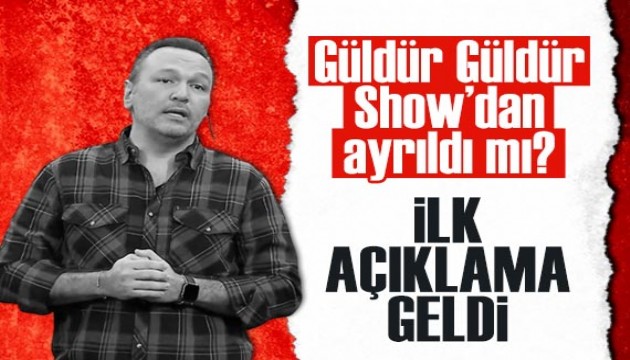 Ali Sunal, Güldür Güldür Show'dan ayrıldı mı? İlk açıklama geldi!