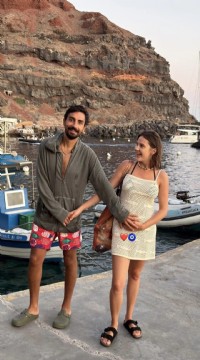 Alina Boz ve Umut Evirgen'den tatil paylaşımı