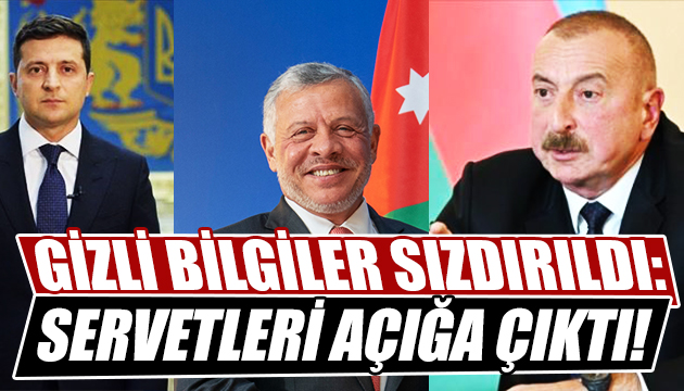 Gizli bilgiler basına sızdı! Servetleri açığa çıktı!