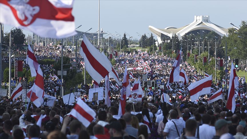 Almanya dan Belarus halkına destek