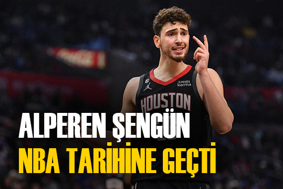 Milli oyuncu Alperen Şengün, NBA tarihine geçti!