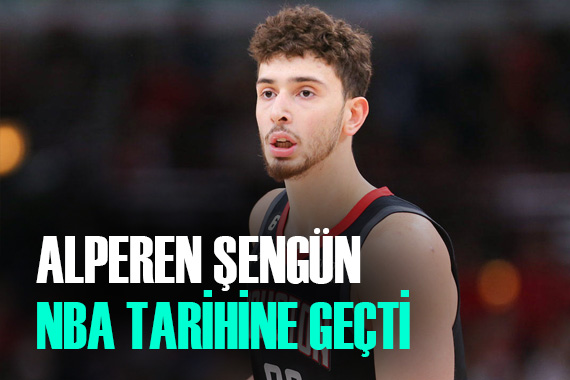 Alperen Şengün den müthiş başarı! NBA tarihine geçti