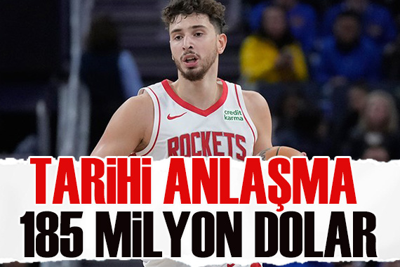 Milli basketbolcu Alperen Şengün den tarihi sözleşme!