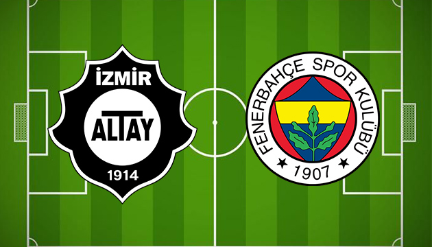 Altay - Fenerbahçe maçının 11 leri belli oldu