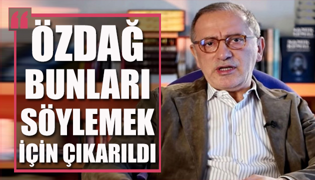 Fatih Altaylı dan dikkat çeken Ümit Özdağ yorumu