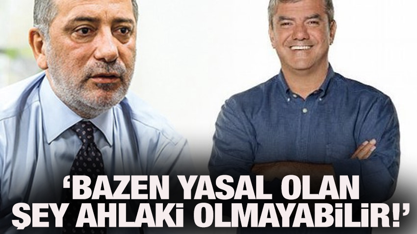 Altaylı: Bazen yasal olan şey ahlaki olmayabilir!