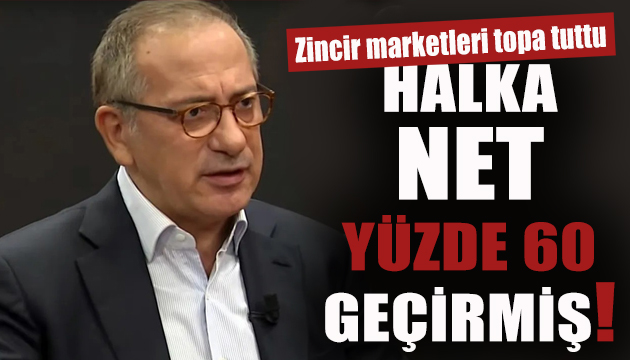 Fatih Altaylı marketleri topa tuttu