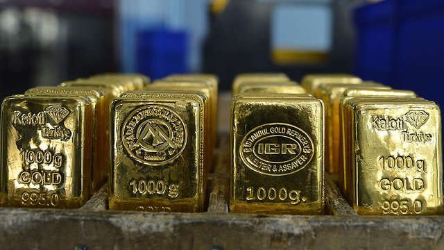 Altın fiyatları son 2 haftanın en düşük seviyesinde