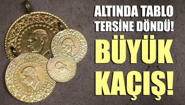 Altında tablo bir anda tersine döndü! Büyük kaçış!