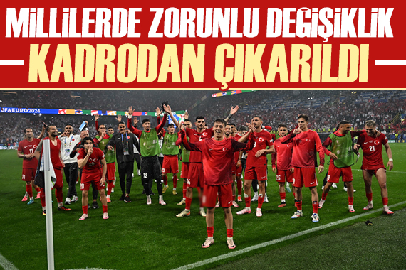 Milli Takım kadrosunda değişiklik: Kaleci çıkarıldı