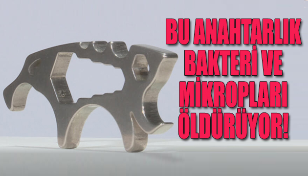 Bu anahtarlık bakteri ve mikropları öldürüyor!