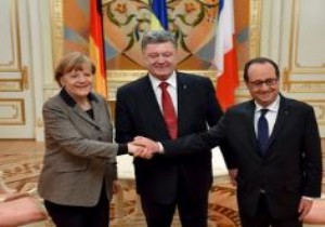 Üç ülke liderinden Kiev de  Ukrayna krizi  zirvesi!