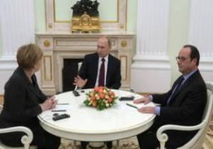 Üç lider Ukrayna zirvesi için Kremlin de buluştu!