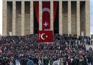 Anıtkabir, '10 Kasım'da doldu taştı!