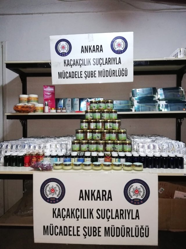 Ankara da kaçakçılık operasyonu
