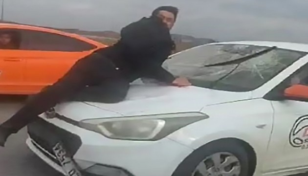 Ankara'da sürücü eğitmeni dehşeti: Arabanın kaputunda kilometrelerce sürükledi