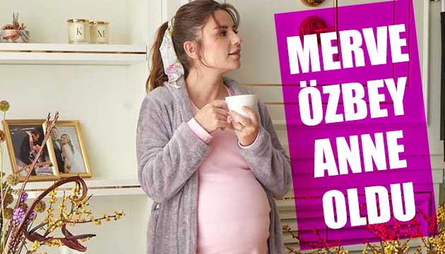 Merve Özbey den mutlu haber