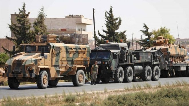 İdlib te Türk konvoyuna saldırı