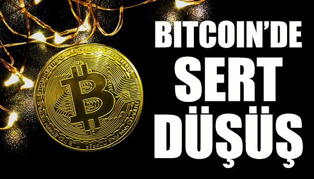 Bitcoin de düşüş sürüyor!