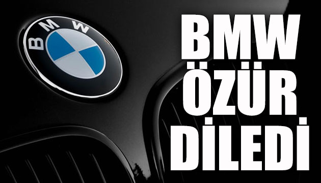 BMW, tepkiler üzerine özür diledi