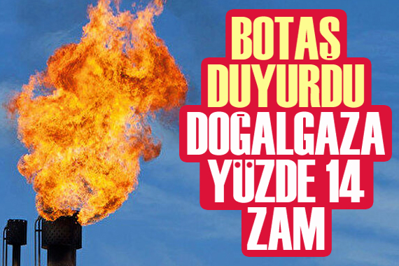 Elektrik üretimi amaçlı doğalgaza yüzde 14 zam