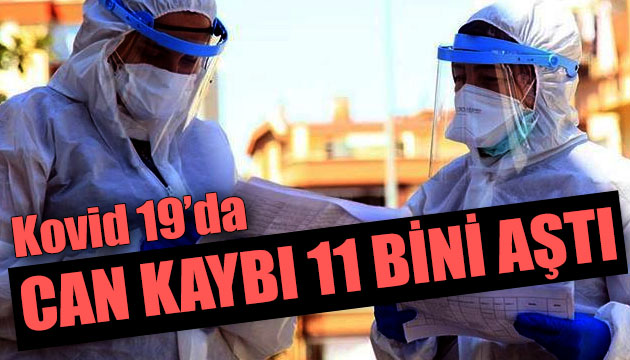 Sağlık Bakanlığı açıkladı: Kovid 19 da can kaybı 11 bini aştı