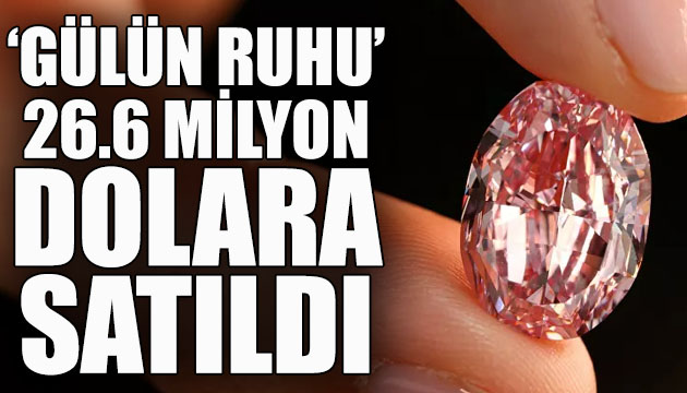  Gülün ruhu  26.6 milyon dolara satıldı!