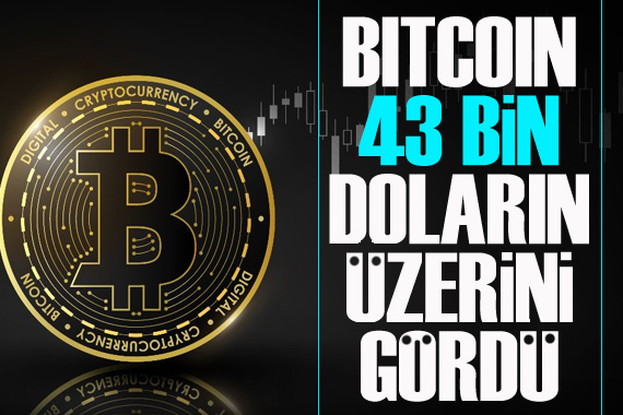 Bitcoin, 43 bin doların üzerini gördü