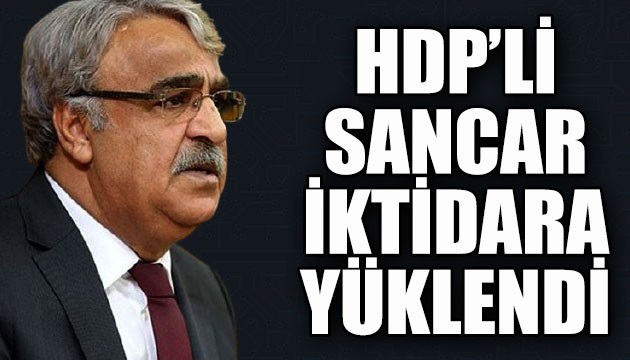 HDP'li Sancar grup konuşmasında iktidara yüklendi