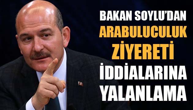 İçişleri Bakanı Süleyman Soylu: Yarın Hadi ve Süleyman Özışık hakkında suç duyurusunda bulunacağım