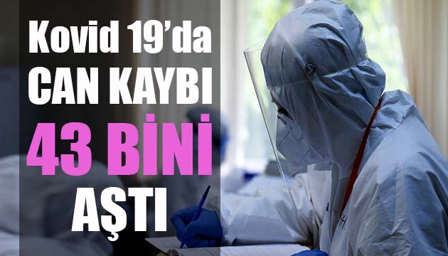 Sağlık Bakanlığı, Kovid 19 da son verileri açıkladı: Can kaybı 43 bini aştı