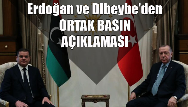 Erdoğan ve Dibeybe den ortak açıklama