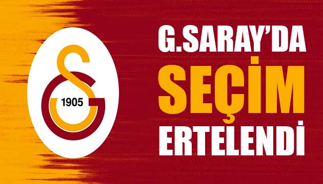 Galatasaray da 22 Mayıs taki başkanlık seçimi ertelendi
