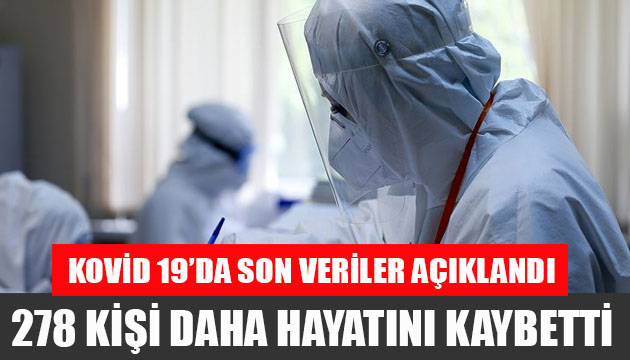 Sağlık Bakanlığı, Kovid 19 da son verileri açıkladı