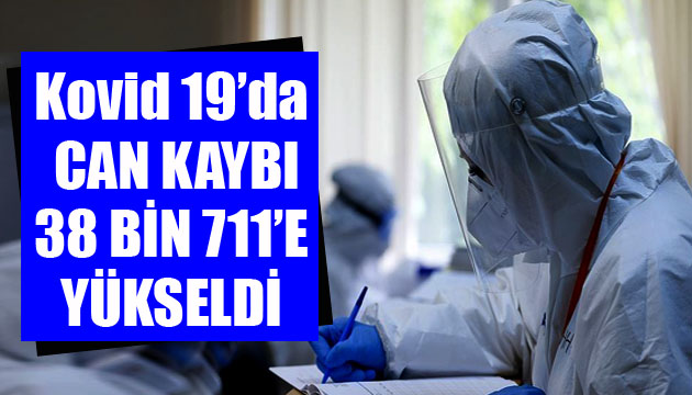 Sağlık Bakanlığı, Kovid 19 da son verileri açıkladı: Can kaybı 28 bin 711 e yükseldi
