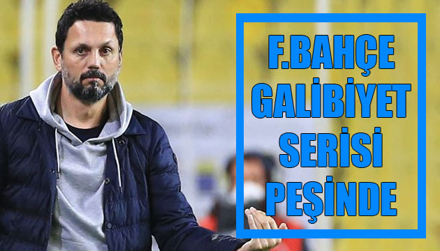 Fenerbahçe galibiyet serisi peşinde!