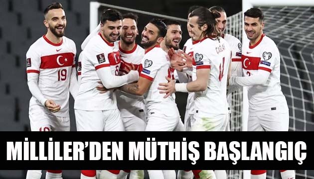 Türkiye, 2022 FIFA Dünya Kupası Elemeleri ilk maçında Hollanda yı 4-2 mağlup etti