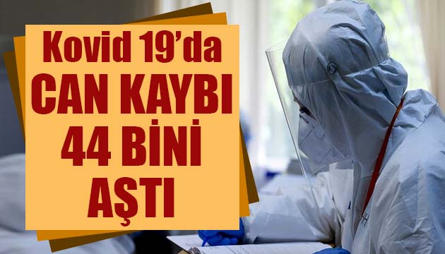 Sağlık Bakanlığı, Kovid 19 da son verileri açıkladı: Can kaybı 44 bini aştı
